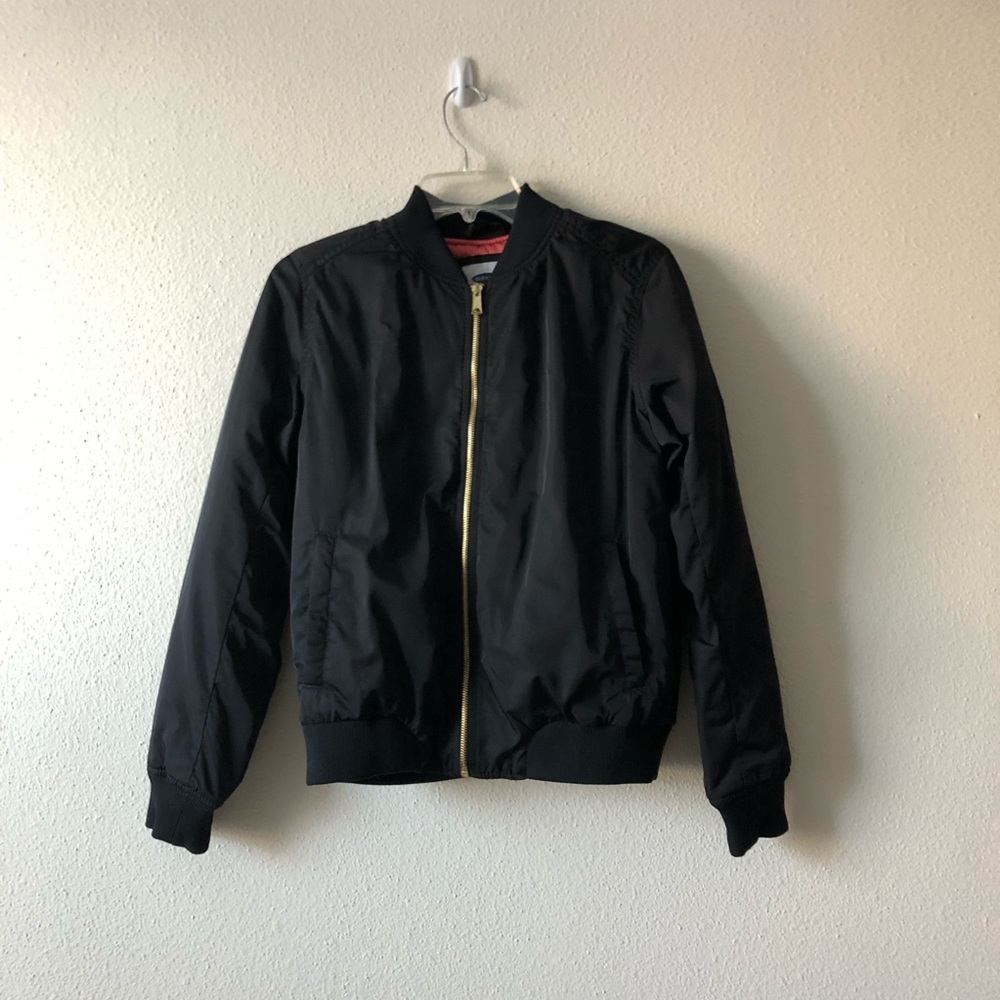 Black Bomber Jacket